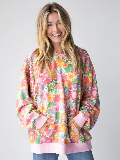 Rosalie™ | Rainbow Floral Hoodie