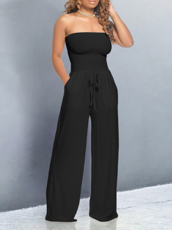 Lorna™ | Jumpsuit med avtagna axelband