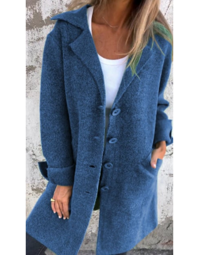 Sanna™ | Mid-length Cardigan Coat