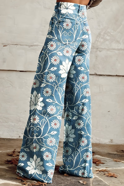 Jullia™ | Vintage Boho Pants – Style & Comfort in One