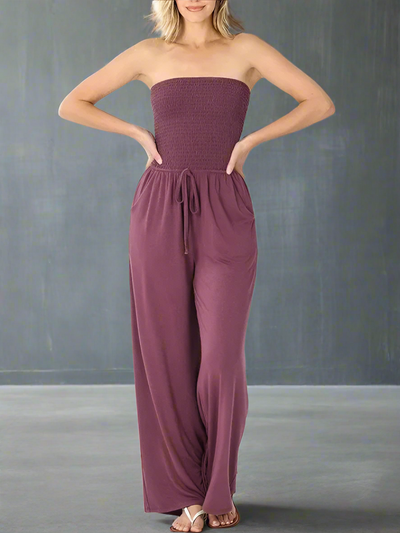 Lorna™ | Jumpsuit med avtagna axelband