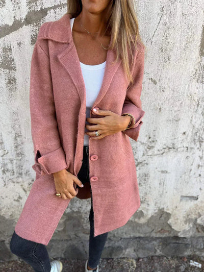Sanna™ | Mid-length Cardigan Coat