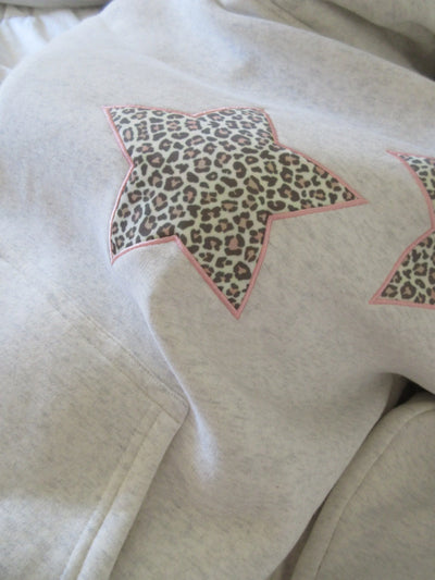 Freya™ | Leopardstjärna Lyxig Huvtröja