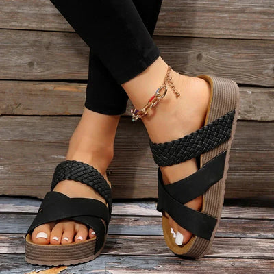 Helene™ | Ortopediska Sandaler – Komfort och Stöd i Varje Steg
