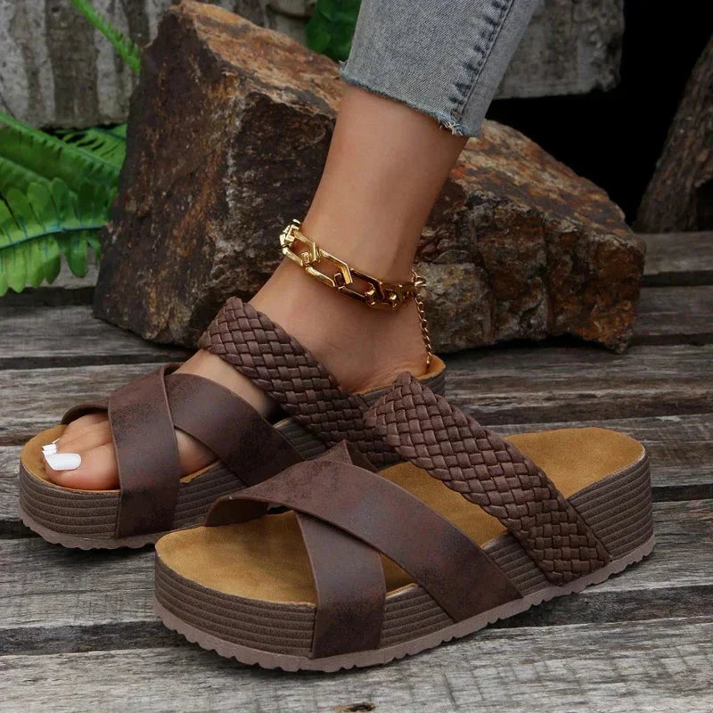 Helene™ | Ortopediska Sandaler – Komfort och Stöd i Varje Steg
